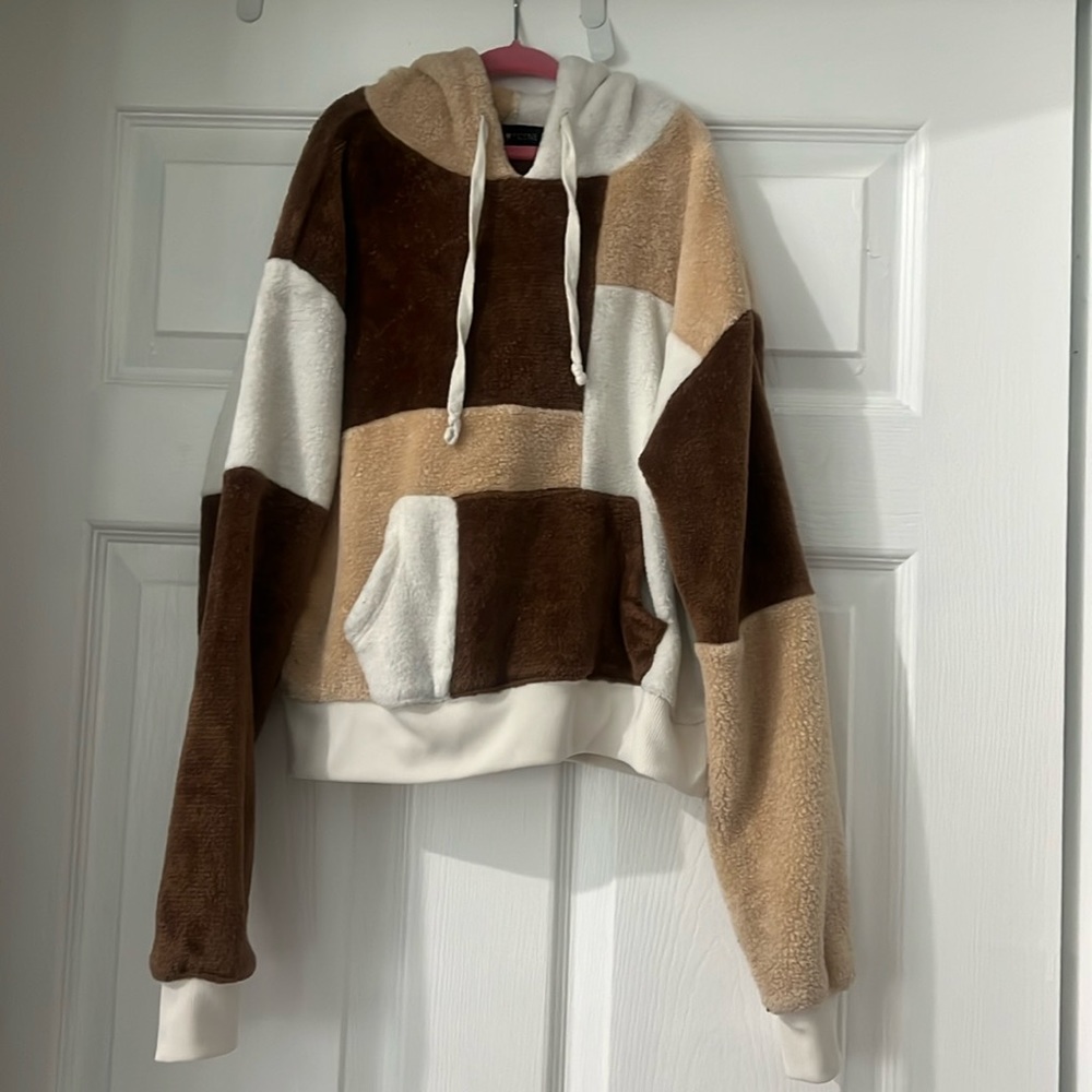 Color block girls sweater